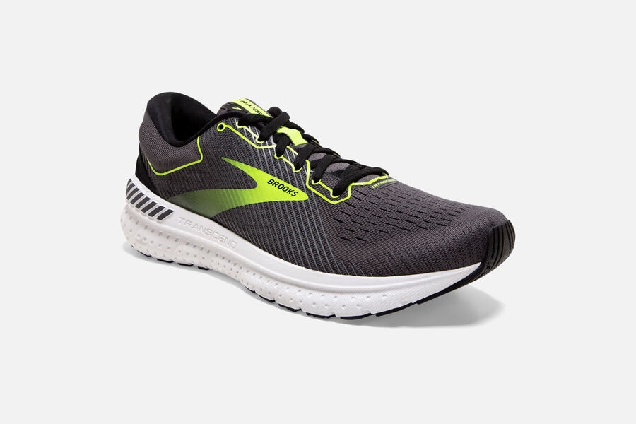 Brooks Transcend 7 Road Löparskor Herr - Svarta/Gröna - 7652-GOQTB